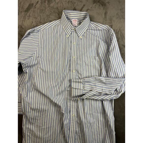 Brooks Brothers Shirt‎ 16.5-32 Traditional Fit Blue Non Iron Long Sleeve Shirt - Picture 1 of 5